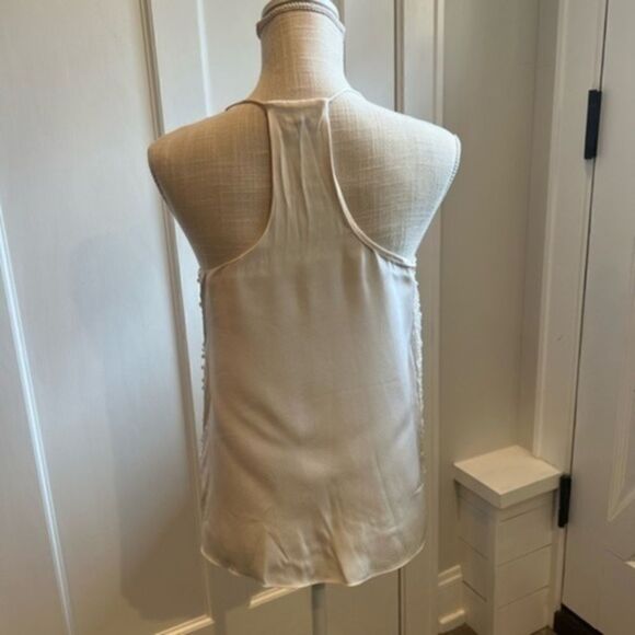 Gorgeous White Tibi Sequence Top Great Condition size 4 - Picture 12 of 13